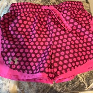Girls shorts, youth med. No built in underwear.